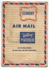 c1940s Economy Air Mail Writing Portfolio WW2 World War Stationery Kit FOLDER picture