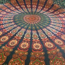 Large Indian Mandala Tapestry Hippie Wall Hanging Throw Bedspread 90 X 80 picture