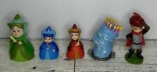 Lot Of 5 Disney Animators Collection Auroras Cottage Figures ONLY picture