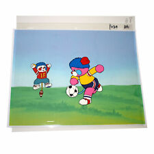 1980s Popples Sports Original Production Animation Art Cel Big Kick T.D Football picture