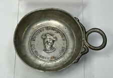 A French Pewter Tastevin Wine Tasting Cup by Etain Du Manoir Vintage picture