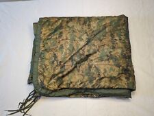 Poncho Liner with Zipper Wet Weather USMC Issue Marpat - Used Good picture