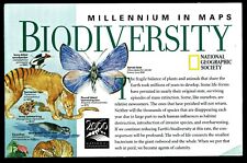 ⫸ 1999-2 February BIODIVERSITY Millennium Maps Geographic EARTH'S BALANCE - A1 picture