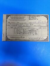 Vintage Pharmacy Order Form 1949 Opium, Opiates. Federal RX IRS Ephemera. picture