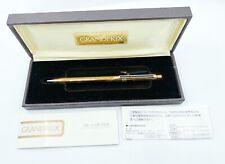 NOS Mitsubishi Grandprix 18k Gold Plated Ballpoint Pen With Box  picture