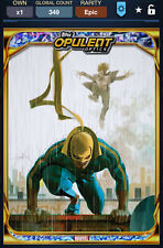Topps Marvel Collect Iron Fist & Sabretooth 2024 Opulent Optics Team-Ups EPIC picture