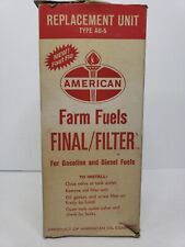 Vintage American Farm Fuels Final Filter Replacement Unit Type AO-5 NOS picture