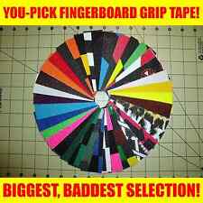 PICK-A-SHEET FINGERBOARD GRIP TAPE HUGE SELECTION TONS OF COLORS SELF-STICKING picture