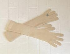 Chanel Long Gloves Coco Mark Charm Cashmere White Fashion Accessories picture