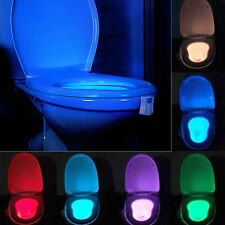 Bowl Bathroom Toilet Night LED 8 Color Lamp Sensor Light Motion Activated Light picture