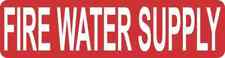 8x2 Pipe Marker Fire Water Supply Sticker Vinyl Sign Label Industrial Stickers picture