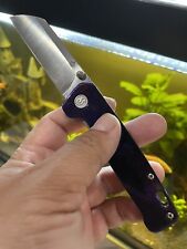 Kaviso X QSP Penguin Titanium Framelock Mokuti S35VN Satin Blade Knife New picture