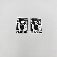 Set Of 2 Vinyl Placebo Band Matching Rock Stickers Stocking Stuffer Gift picture