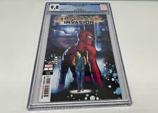Ultimate Invasion #1 CGC 9.8 2nd Print Silva Variant Spider-Man Hickman 2023 picture
