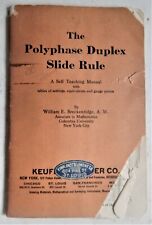 THE POLYPHASE DUPLEX SLIDE RULE Manual No 3676 Breckenridge Keuffel & Esser 1922 picture