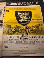 Tony Curtis, Janet Leigh - Original 1954 Pressbook The Black Shield of Falworth picture
