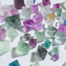 Rare 100g Natural Beautiful Fluorite Crystal Octahedron Rock Specimen Stone AAA+ picture