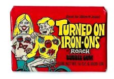 VINTAGE WAX PACK 1972 DONRUSS TURNED ON IRON-ONS FACTORY SEALED picture