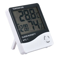 HTC-1 Thermometer Hygrometer Weather Station Temperature Humidity Desk Clock picture
