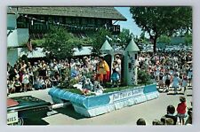 Frankenmuth MI-Michigan, The Float, Bavarian Festival, Antique Vintage Postcard picture