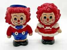 Vintage Raggedy Ann & Raggedy Andy Ceramic Figures Dolls 6