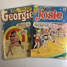 Georgie Comics #32 & Josie #42 - Beach Swimsuit Covers - Low Grade Lot picture