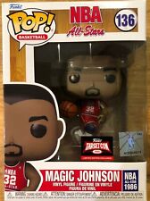 MAGIC JOHNSON 136 Target Con 2022 Funko Pop NBA ALL STAR 1986 in hand ships fast picture