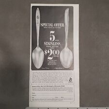 1963 General Mills Betty Crocker Print Ad 5 Piece Oneida Stainless Special Offer picture