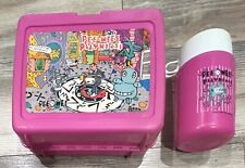 VINTAGE Pee Wee's Playhouse PINK Lunch Box and Thermos 1987 EXCELLENT SHAPE picture