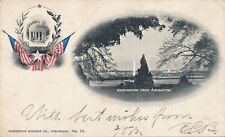 WASHINGTON DC -Washington From Arlington and Temple of Fame Private Mailing Card picture