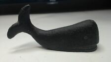 Vintage Cast Metal Sperm Whale Figurine 4