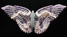 944g Natural Dream Amethyst wing decoration Crystal Quartz Healing Decorate picture