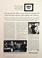 1965 Honeywell Presents Science All Stars On ABC TV  Original Vintage Print Ad picture