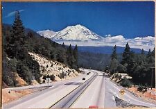 Mt Shasta California Highway Scenic View Vintage 6x4 Postcard c1980 picture