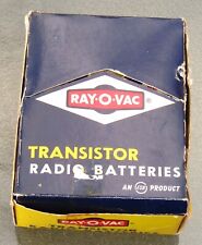 (12) Vintage 1960s RAY-O-VAC #1604  9 Volt Transistor Radio Batteries In Display picture