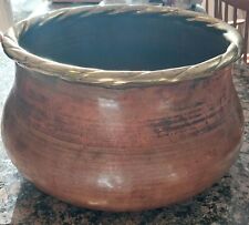 Large Vintage Copper and Brass Ethan Allen Planter. picture