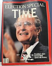 Time Magazine November 21, 1988- Election Special George Bush Savors His Victory picture