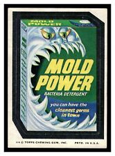 1974 TOPPS WACKY PACKAGES MOLD POWER BACTERIA DETERGENT SERIES 10 TAN BACK picture