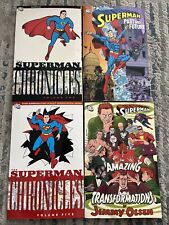 4 Book Lot Superman: Past and Future by Various Chronicles 2 5 Transformations picture