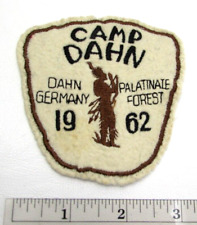 Vtg Camp Dahn Germany Palatinate Forest 1962 Patch Transatlantic Boy Scouts BSA picture