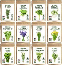 Non GMO Herb Seeds Rosemary Thyme Basil Parsley Oregano Cilantro Sage Lavender picture