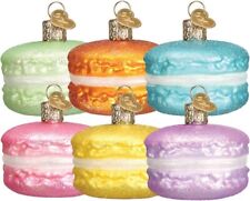 Macaron Glass Blown Ornaments for Christmas Tree picture