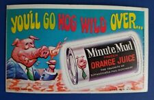 1969 VINTAGE WACKY PACKAGES ADS  #3 of 36  MINUTE MUD picture