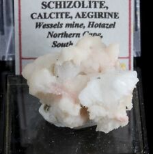 Rare Schizolite on Calcite - Wessels Mine, Hotazel, South Africa picture