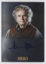 2004 TOPPS CHROME LORD OF THE RINGS AUTOGRAPH ON CARD IAN HOLM picture