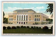 c1920s New Consistory Temple, Bloomington Illinois IL Unposted Postcard picture