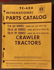 International Harvester 1964 Parts Catalog TC-68A Crawler Tractors T6 TD6 TD9 picture