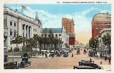Florida Ave., Looking South, Tampa, Florida, Early Postcard, Unused picture