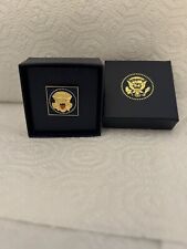 Official Trump White House Eagle Seal Lapel Pin Blue Gold President Republican picture
