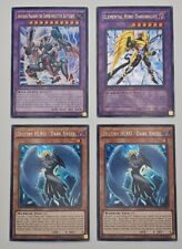 Lot Of 4 Card Yu-Gi-Oh ENG Destiny HERO ELEMENTAL NM Rare FIRST EDITION picture
